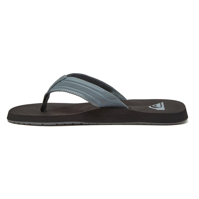 Quiksilver Men's Monkey Wrench 3 Point Sandal, Grey/Black/Grey, 10 M US - Image 3